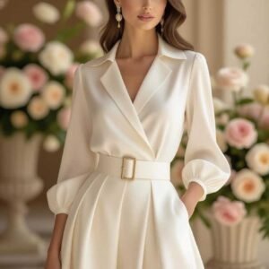 Blusa Nude Volantes